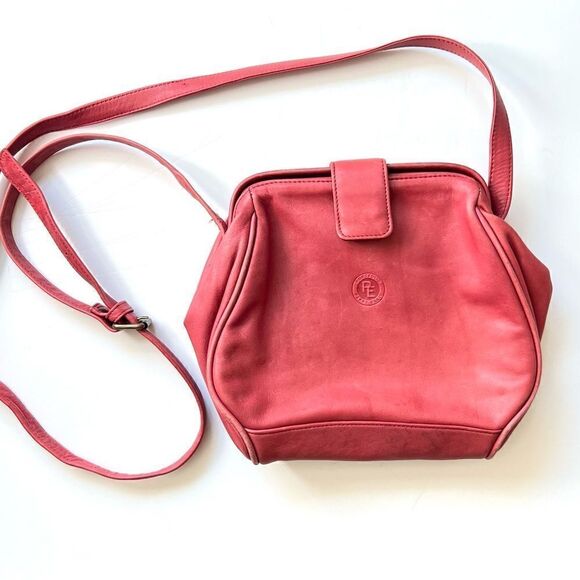 Perry Ellis Handbags - Perry Ellis Portfolio Leather Crossbody Purse